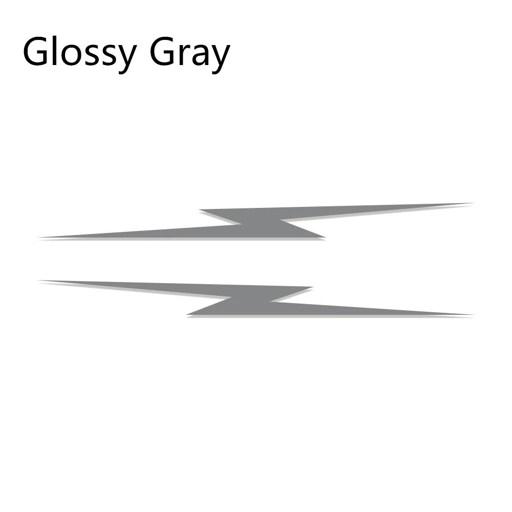 Universal 2PCS Car Door Side Stickers Lightning Style Vinyl Film Decals Decoration Tuning Auto Accessories Fit For All Models