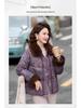 New Printed Cotton Jacket for Middle-Aged and Elderly Women - Short Style, Casual Wear, Padded Comfort, Ideal for 50+.