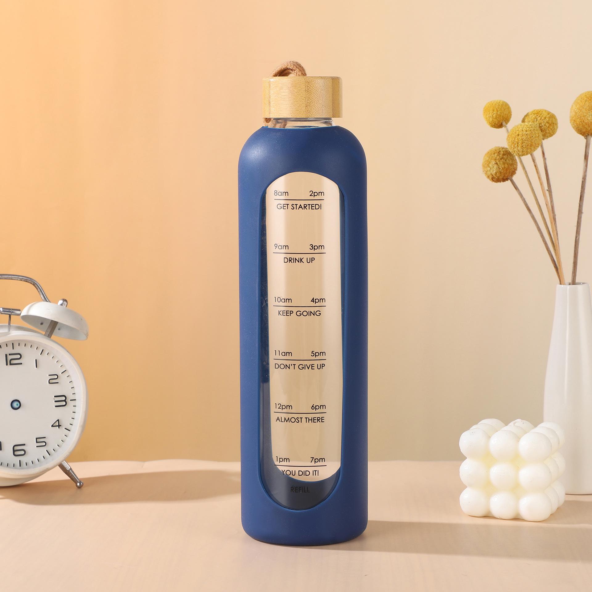 1000ml Graduated High Borosilicate Glass Cup - Single Layer, High Temperature Resistant, Explosion-Proof, Handheld, Customizable. 1000ml
