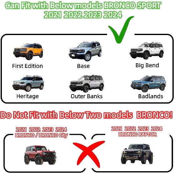 Hidden Storage Box for Ford Bronco Sport Accessories 2021 2022 2023 2024,Bronco sport Armrest Center Console Organizer,Bronco sport Secret