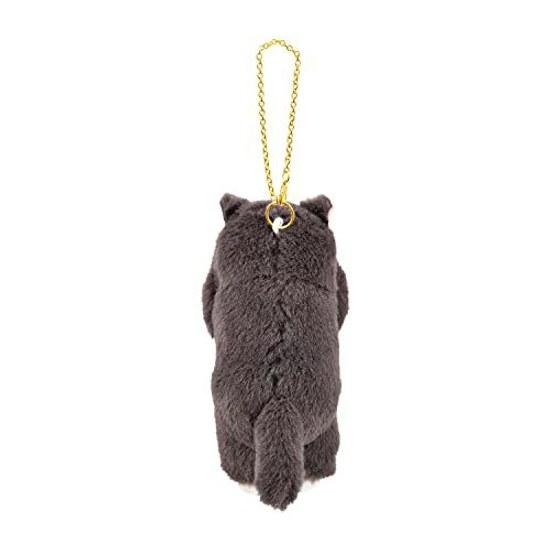 LIV HEART Mascot Kubinekko Kuroneko (approximately 10cm length) Cat Keychain
