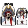 Skull Schoolbag for Primary School Students, Kindergarten New Schoolbag for Boys and Girls, Grades 2345 and 6