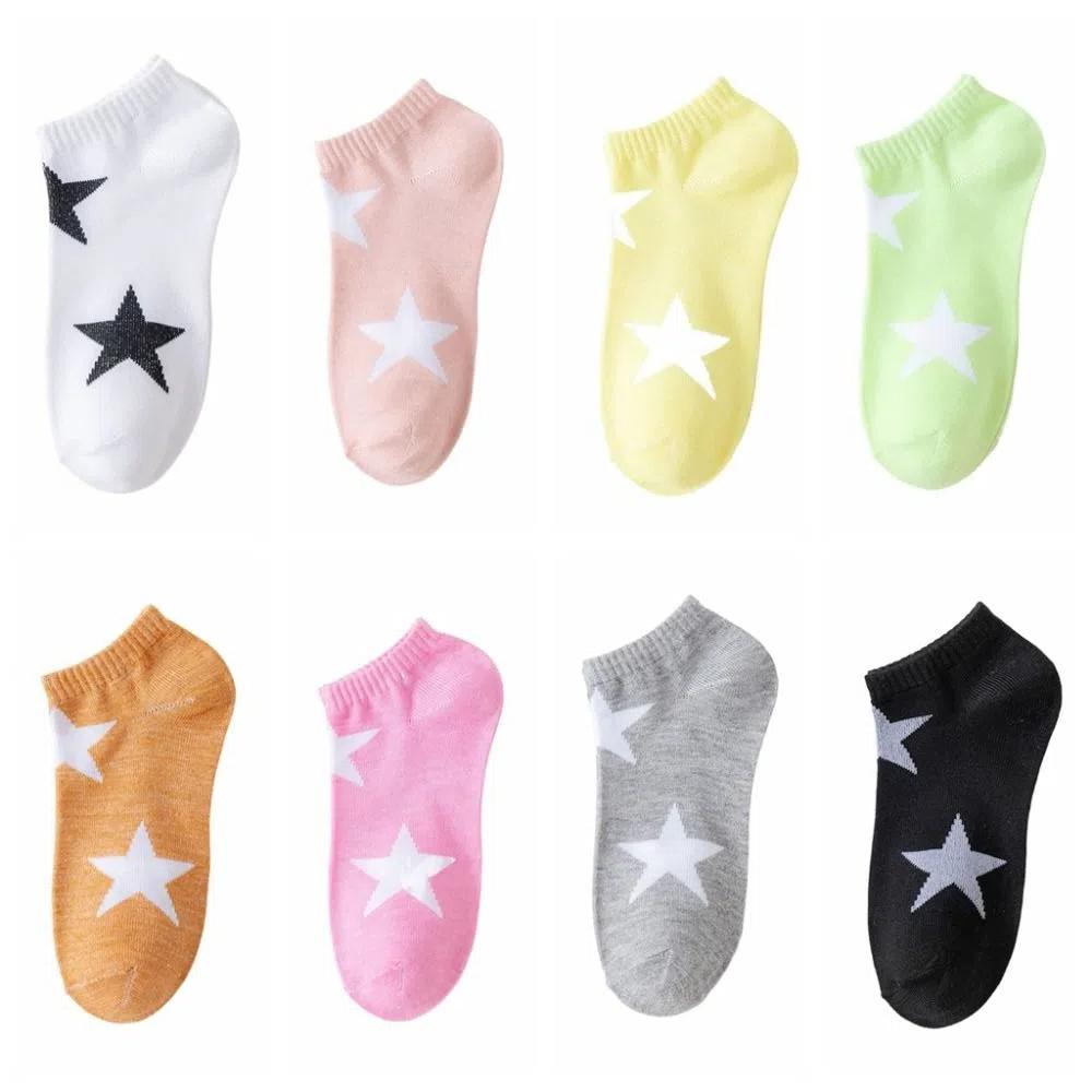10Pairs Summer Boat Socks Breathable Invisible Socks Casual Y2K Star Short Socks  Girl