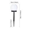 Solar Powered LED Bulb Lamp Energy Light Waterproof Outdoor Garden Light Street Solar Panel Ball Lights Lawn Yard Lamp