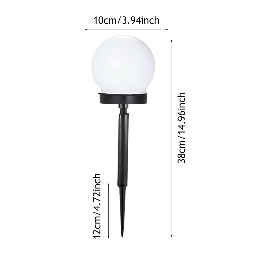 Solar Powered LED Bulb Lamp Energy Light Waterproof Outdoor Garden Light Street Solar Panel Ball Lights Lawn Yard Lamp