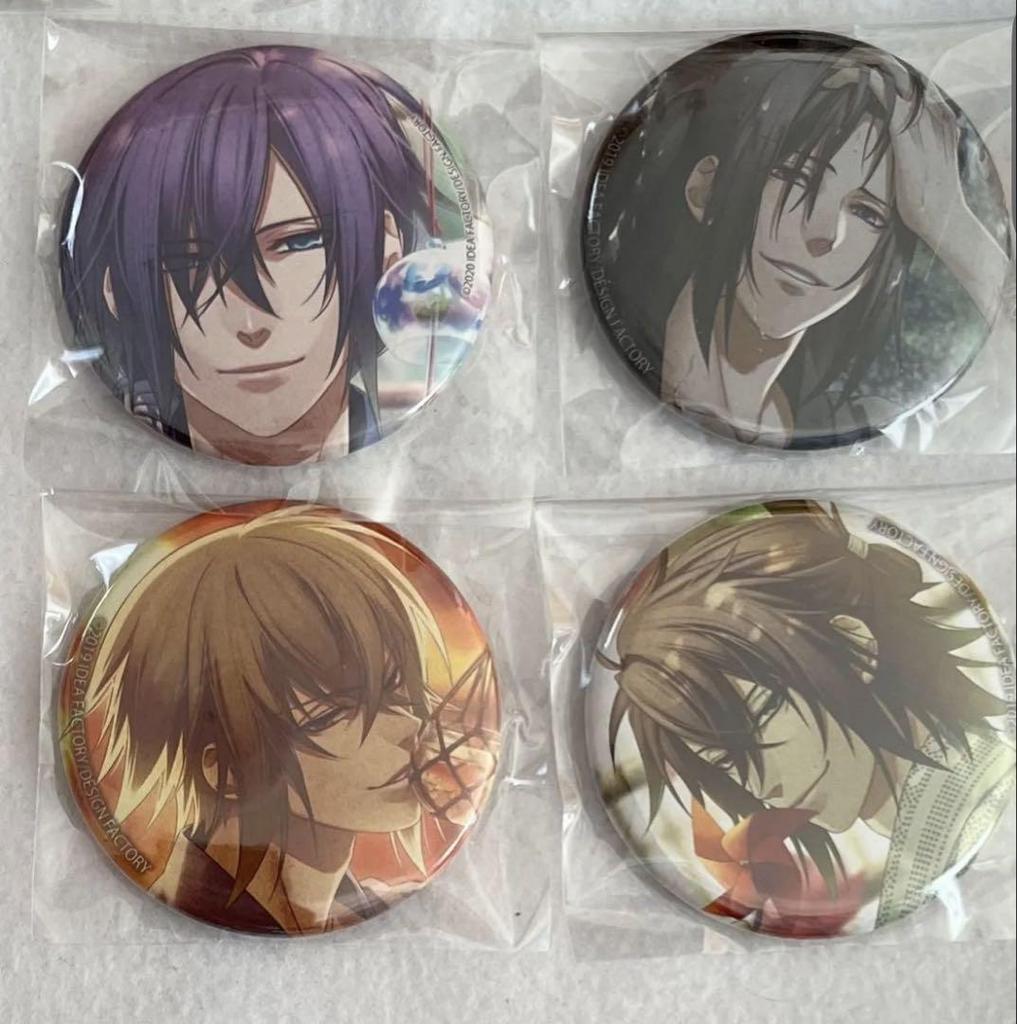 [USED] Hakuoki Can Badge Shinkai Tsukikage no Sho Limited Edition Bonus