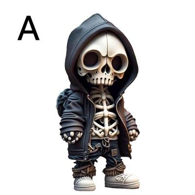 Statuette Scheletro Cool 2D Ornamento Bambola Scheletro di Halloween