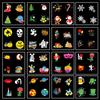 Christmas Halloween Lights Projector Waterproof Indoor Motion Remote Control LED 16 Slides Holiday Lamp Party Outdoor Garden House Room Night Light
