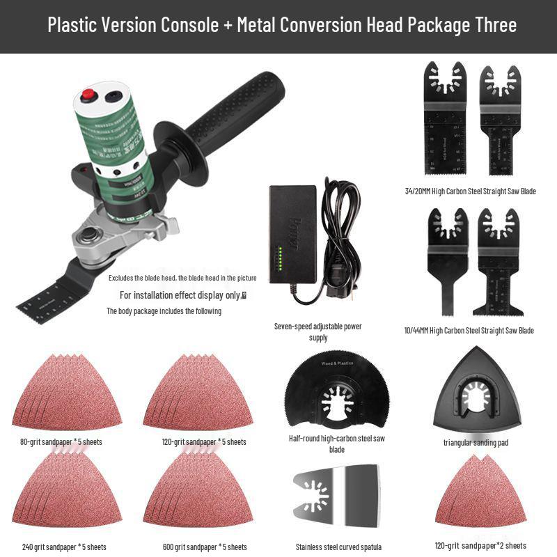 Angle Grinder Conversion Head: Multifunctional Woodworking Trimmer & Cutting Machine Adapter