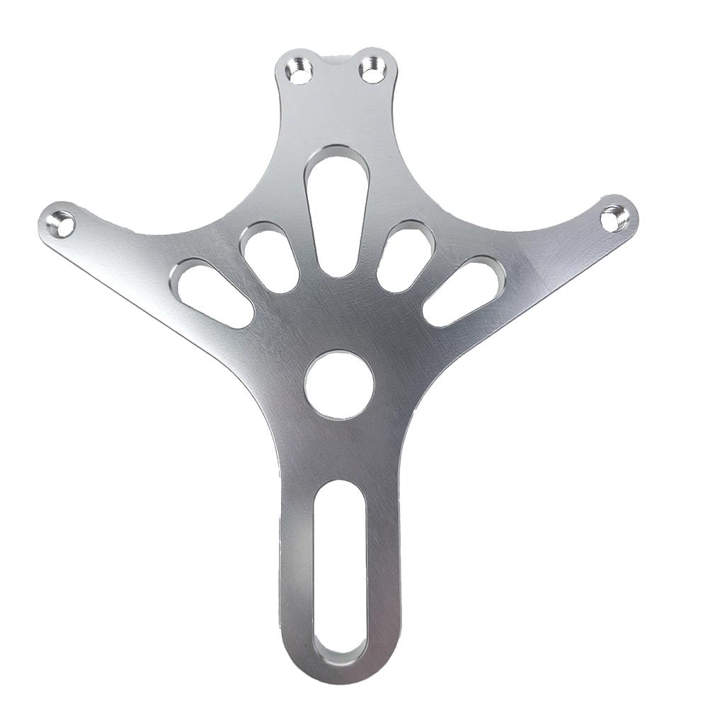 

84mm Dual Rear Brake Caliper RPM Bracket Adapter for 220mm Disc Motorcycle Dirt Bike Accessories Crab Caliper Modification срібний