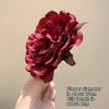 New Bohemia Big Peony Flower Hair Clip Vintage Side Barrettes Hairpins Hairgrip For Women Hair Accessories Fashion Headwear