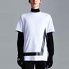 Moncler Ss22 Logo Letter Print Striped Crew Neck Short Sleeve T-Shirt Men tops White H20918C000018390T001