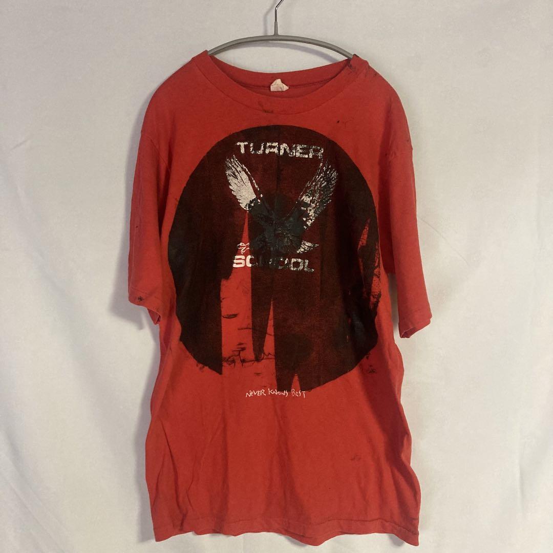 

[USED] Silkscreen print large T-shirt, one of a kind