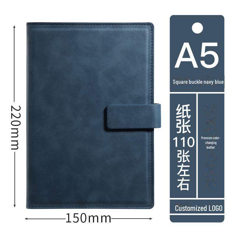 Customized A5 Thickened Notepad with Creative Buckle and Logo for Business