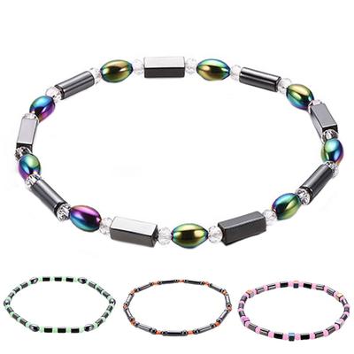4Pcs Fashion Magnetic Materials Hematite Foot Chain Women Jewelry