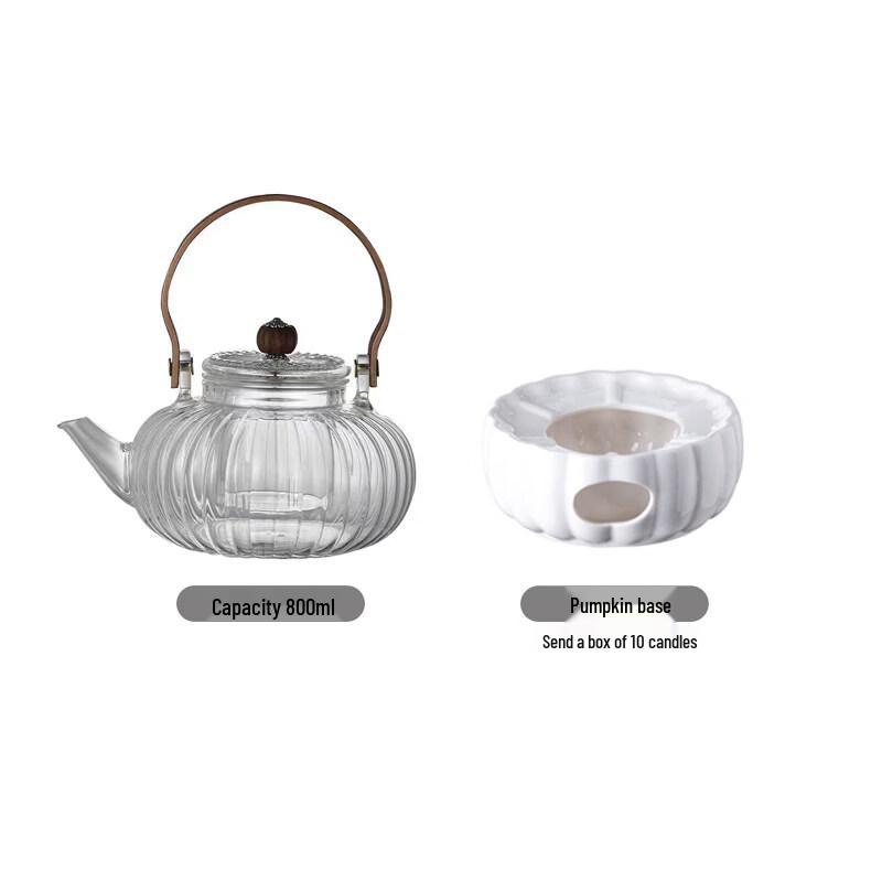 

Andytai Glass Flower Tea Pot Set