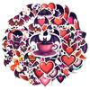 Cute Gothic Decals Cartoon  DIY Stickers Stationery Stickers For Guitar Fridge Car Sticker