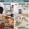 Heavy Duty Picture Hanging Strips No Drill Double‑Sided Adhesive Hooks Waterproof Damage‑Free for Photo Frame Artwork Home Decor