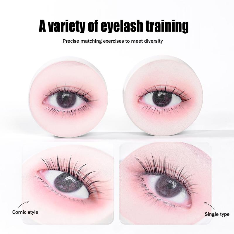 

1/3/5Pcs Eyelash Extension Training False Eyelash Display Board Eyelash Display Tray Fake Lashe Holder Eyelash Maker Model Teach 1pcs