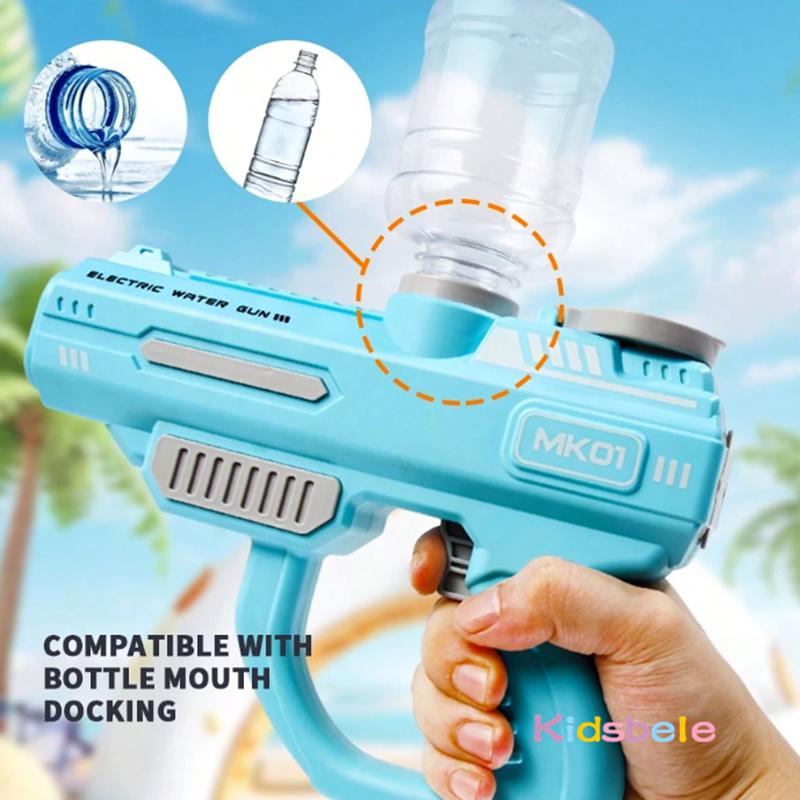 Kids Summer Beach Outdoor Electric Water Gun Fantasy Party Toy Portable Swimming Pool Automatic Lightweight Splash Blaster Toy