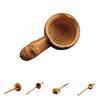 Bamboo Tea Infuser Strainer Mesh Filter Spoon Spice Cup