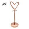 Decorative Sign Stands Hollow Heart Table Number Holder, Love Place Card Stand, Metal Clip for Photos, Food Signs, Memo Notes, Weddings, Birthdays,