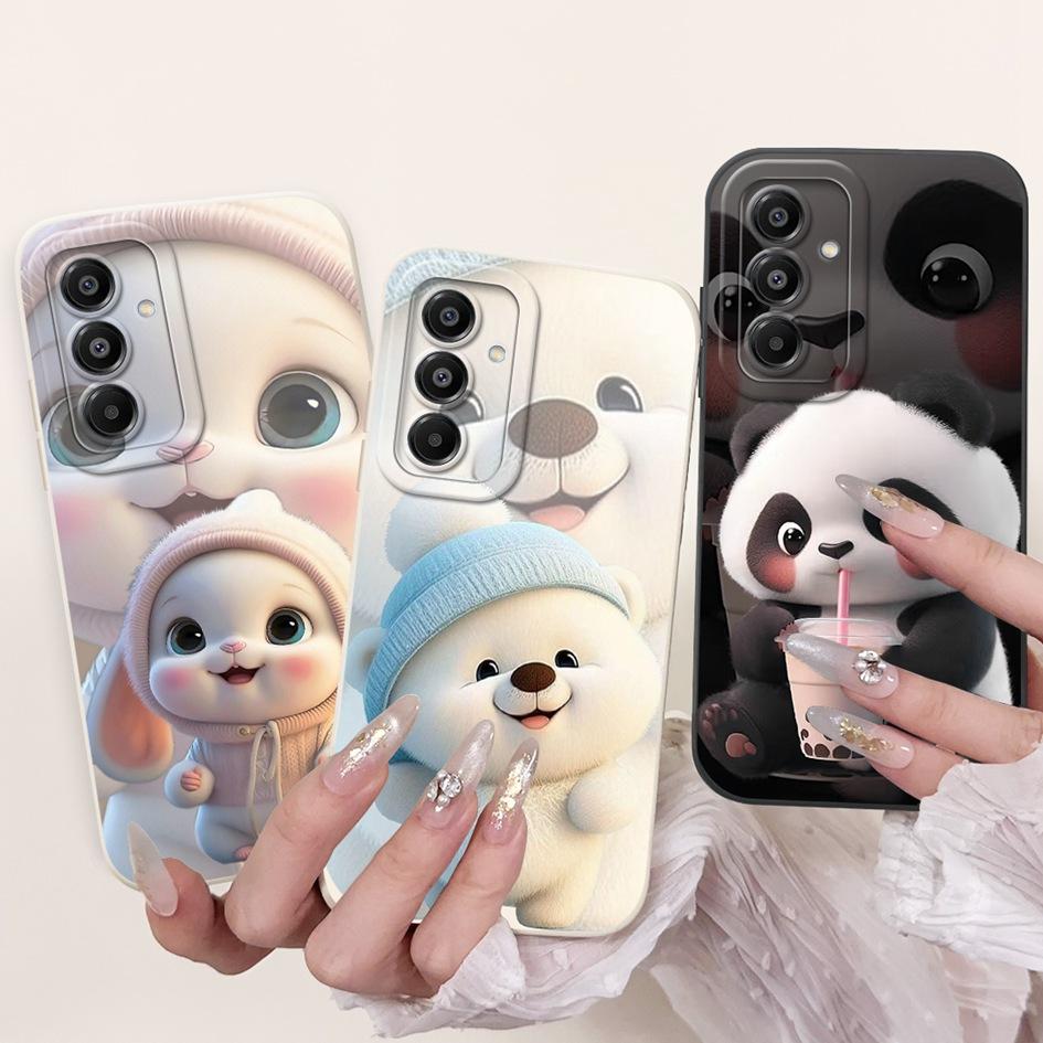 For Samsung Galaxy A17 Case SM-A176B Luxury Bowknot Flower Soft Silicone Shockproof Cover For Samsung A17 4G SM-A175F A 17 Shell