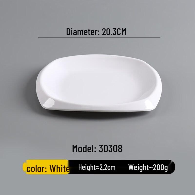 

Commercial Melamine Square Dinner Plates