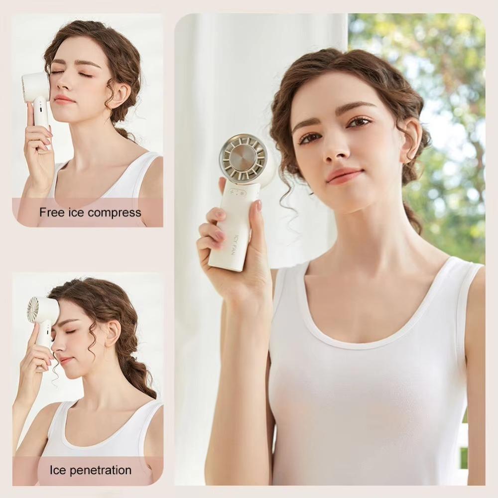 USB Rechargeable Turbo Fan Foldable Electric Cooling Fan Ultimate Cooling Tool Outdoor Camping