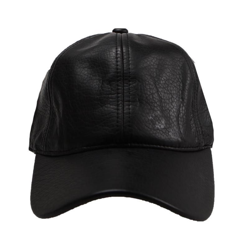 EIGHTVOLUME Ev Plain Leather Cap
