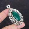 Faceted Zambian Emerald Pendant Top Quality Gemstone Pendant 925 Sterling Silver Pendant Elegant Jewelry Handmade Pendant Engagement Gifts