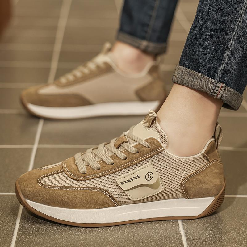 

Мужские повседневные легкие модные кроссовки мужские осенние новые туфли на шнуровке на плоской подошве для улицы сетчатые дышащие повседневные туфли Zapatillas De Hombre 39