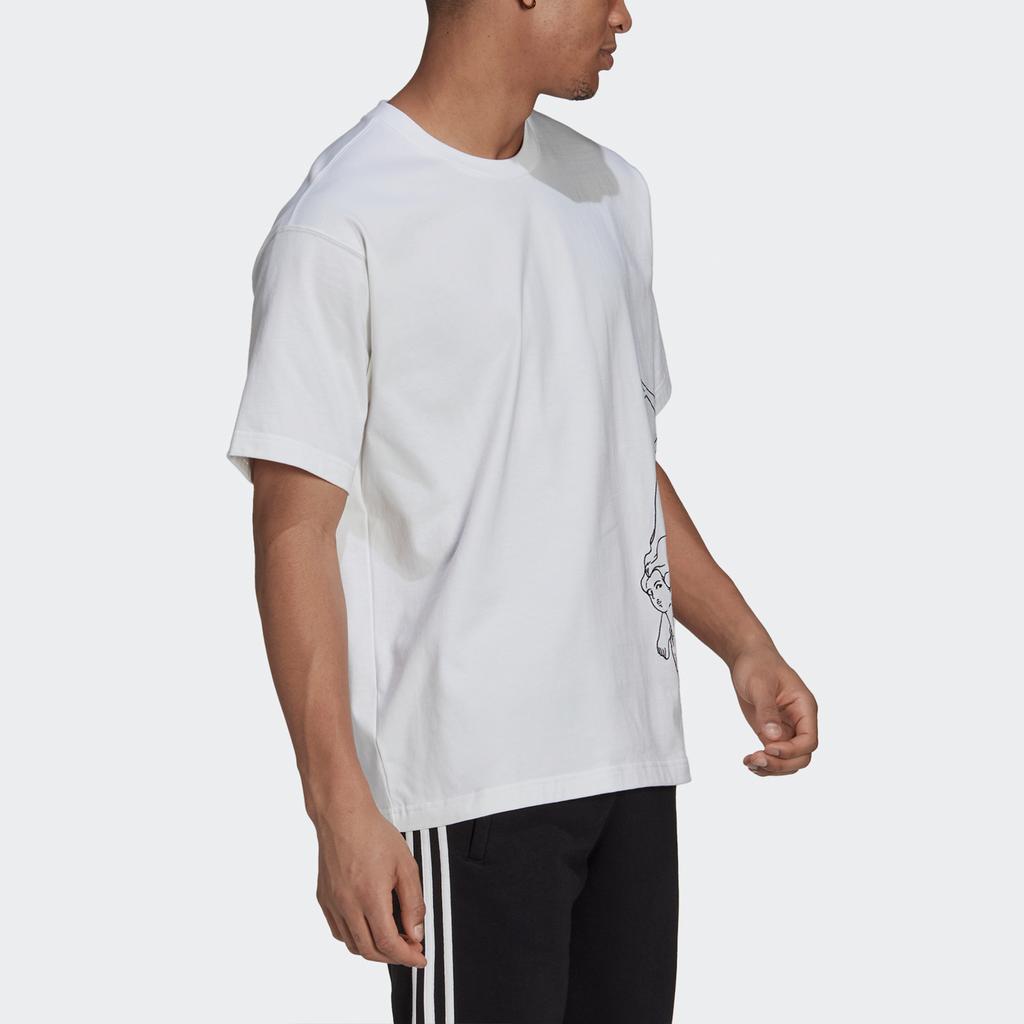 Adidas Originals Artist Tee Ss Embroidered Sport Crew Neck Short Sleeve T-Shirt Men Tops White HA4695