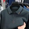 Pierre Cardin Men's Autumn/Winter Polo Collar Thickened Knit Sweater