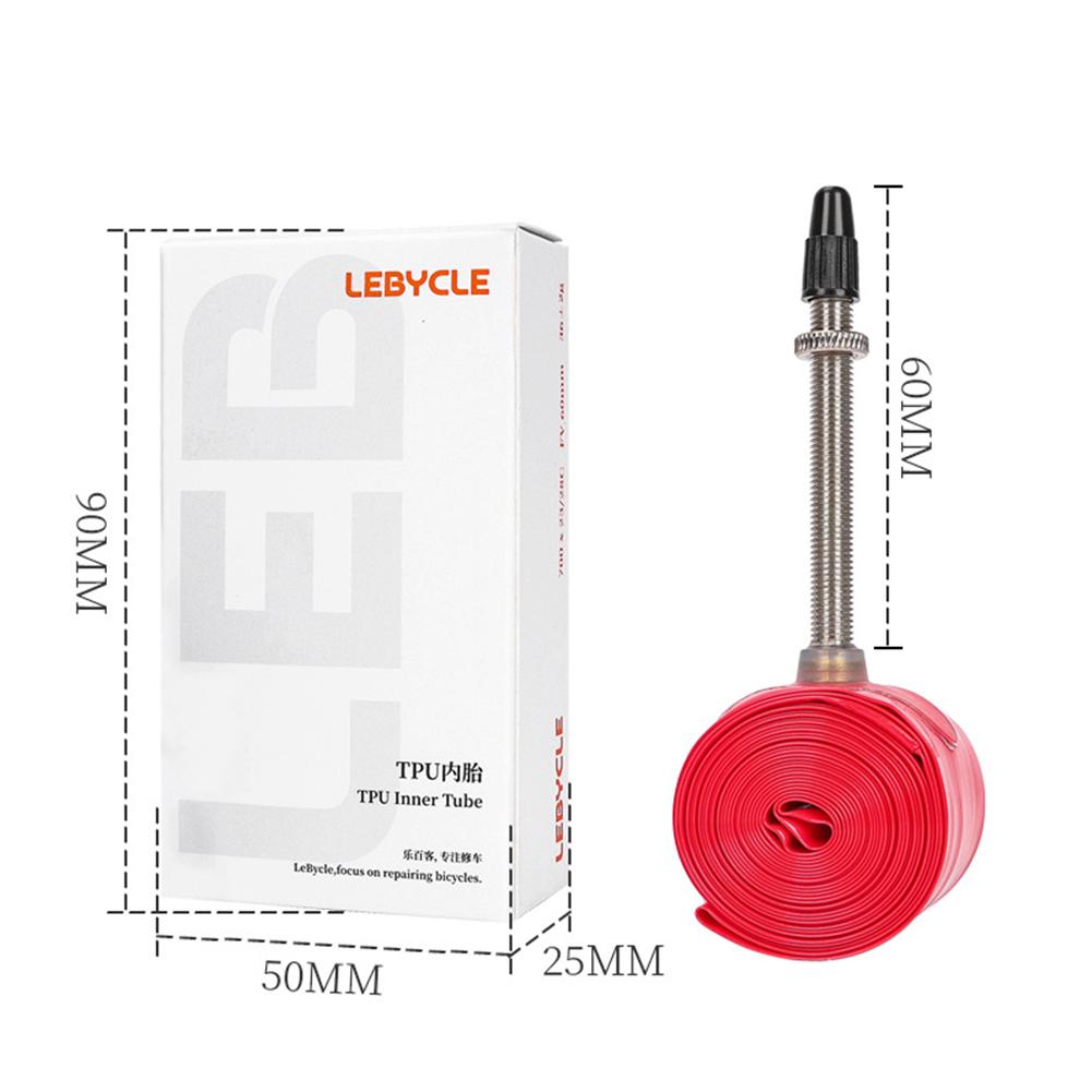 700C X 23 25 28C Ultralight Bike Inner Tube 60mm Length  Valve Road Bicycle TPU Inner Tube Super Light Tube for Road Bike