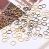 Eisen Biegeringe: Handgemachte DIY Schmuckherstellungsmaterialien für Ohrringe, Armbänder, Halsketten, Anhänger und Verbinder.