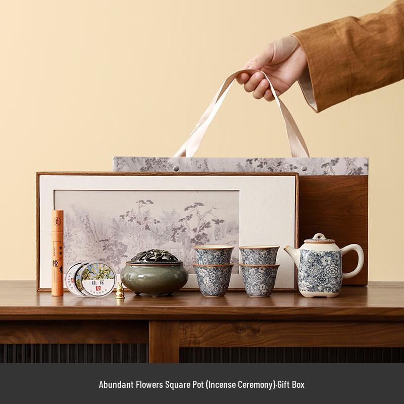 Haofeng Ru Kiln Ceramic Kung Fu Tea Set