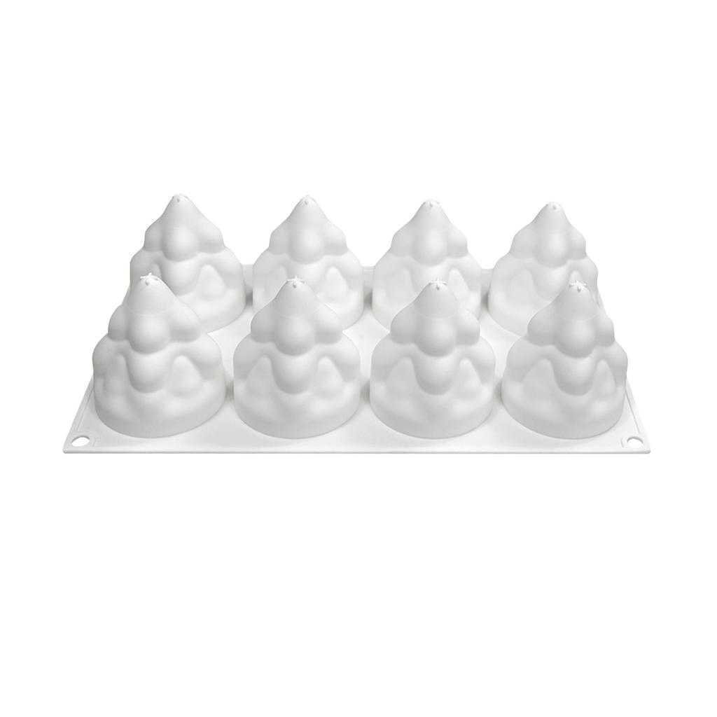 Christmas Tree Silicone Mold Tree Shaped Mold For Making Candles, Cakes, Jelly Desserts