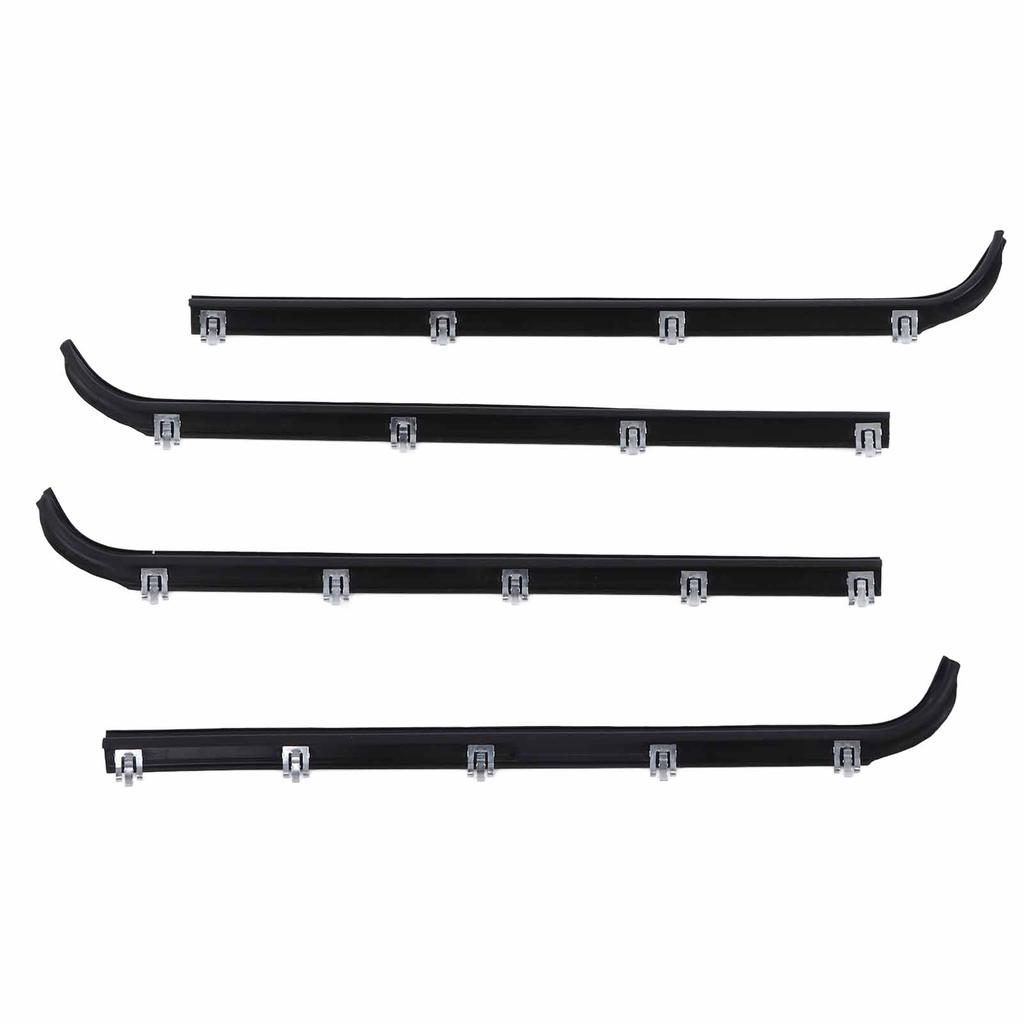 4 Stück Fenstermeßleisten Dichtungen AM‑41543318 Dichtungssatz Ersatz für Ford F150 LKW 1987‑96