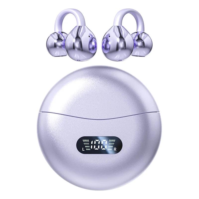 2026 For Gaming Sports Ear Clip Wireless Bluetooth Earphones With High Quality Long Battery Life Low Latency And Noise Reduction