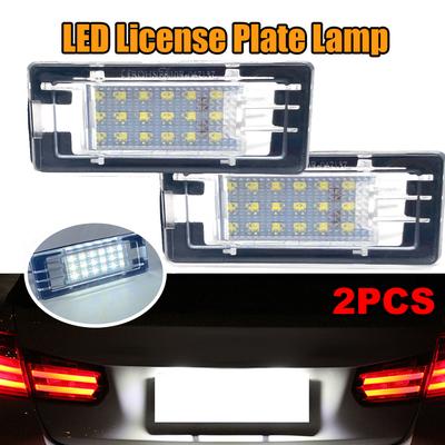 Car LED License Number Plate Light Lamps for Renault Scenic 2 3 Fluence Captur Espace 4 Grand Modus Zoe BFM Laguna Sport Tourer