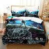 Anime Psycho Pass Bedding Set Duvet Cover Bed Set Quilt Cover Pillowcase Comforter King Queen Size Boys Adult Bedding Set