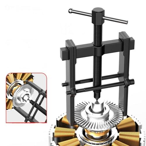 Ściągacz do łożysk, Ściągacz do kół pasowych z dwoma pazurami, Ściągacz do kół zębatych, Narzędzie do konserwacji samochodowej, Narzędzie do demontażu łożysk i kół pasowych (Czarny, 35x45mm)