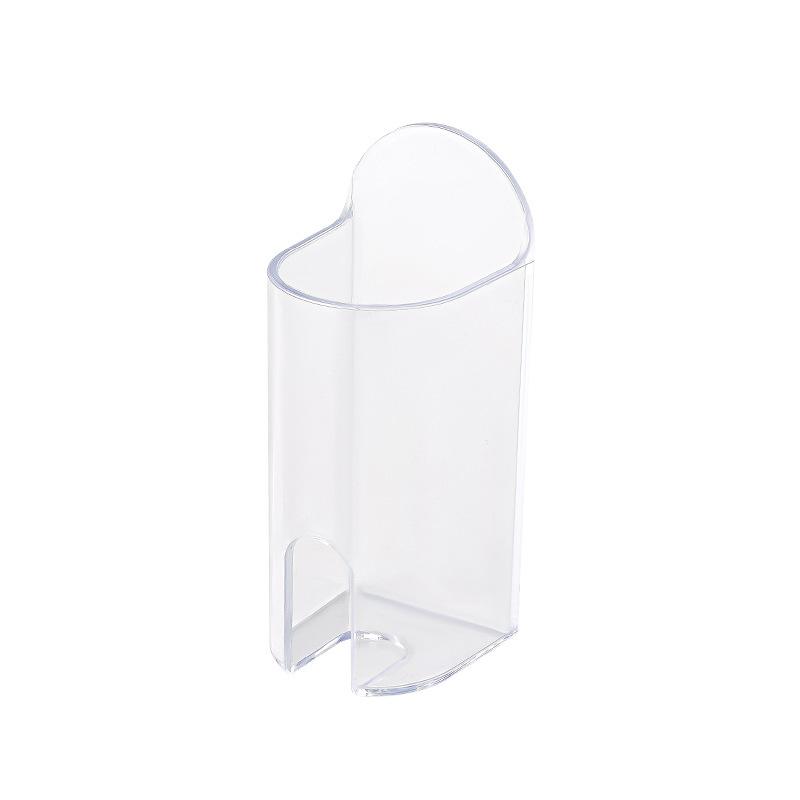 

1PC Self-Adhesive Electric Toothbrush Holder - Wall Mounted Space-Saving Bathroom Storage прозрачный