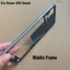 For Huawei Honor 200 Smart Middle Frame Faceplate Housing Chassis Front LCD Bezel Repair Parts Replacement