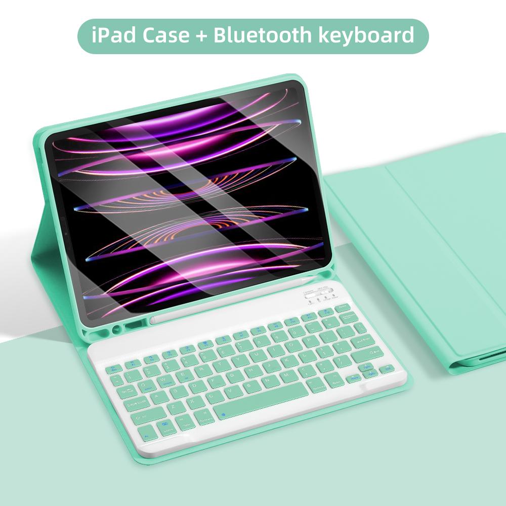 Чехол-клавиатура для iPad Для iPad iPad Air 11-дюймовый 13-дюймовый M2 Pro 11-дюймовый 13-дюймовый M4 Pro 11 12.9 10.2 9/8/7-го 10.5 9.7 Air 3 2 Чехол Pro 11in 2nd 3rd 4th