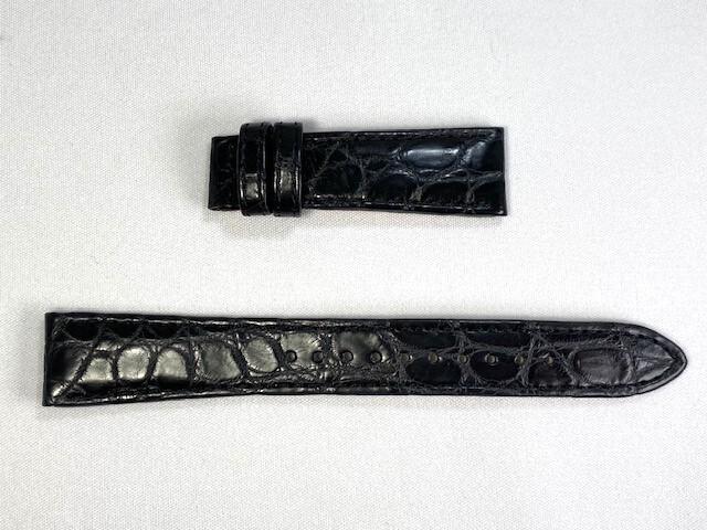 C047012J0 SEIKO Grand Seiko 19mm Leather for Strap, Crocodile, Black, SBGY011/ 9R31-0AH0