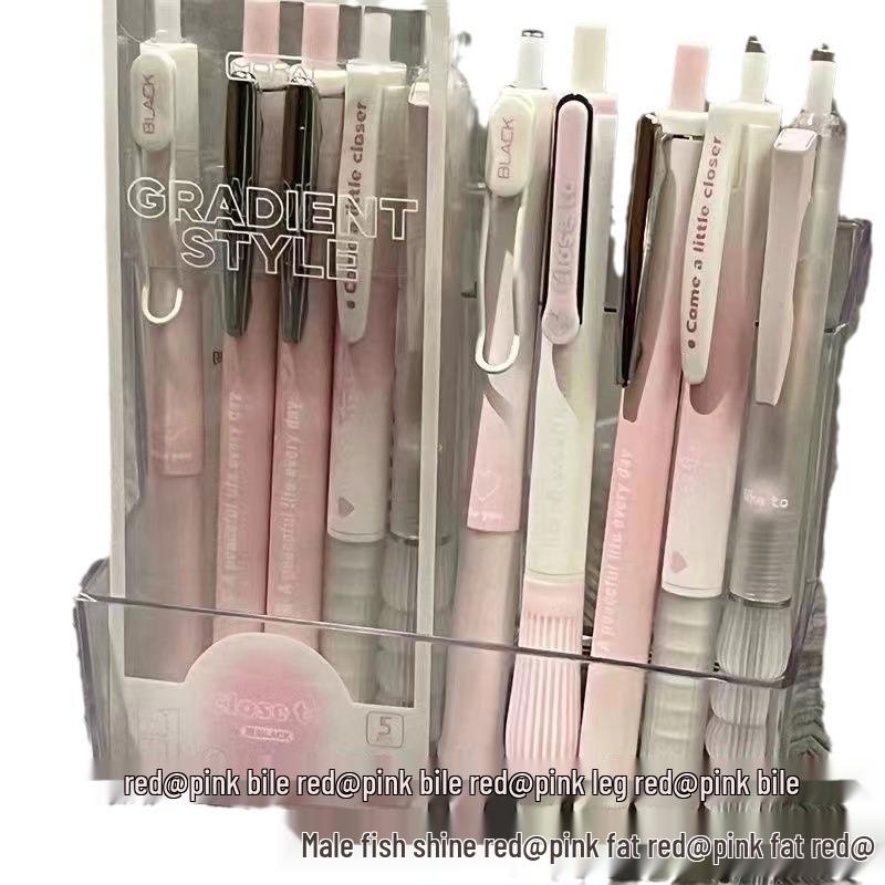 Sunset Remnant - Neutrales Schwarzstift-Set mit langlebigen CS-Spitzen für Studentenübungen