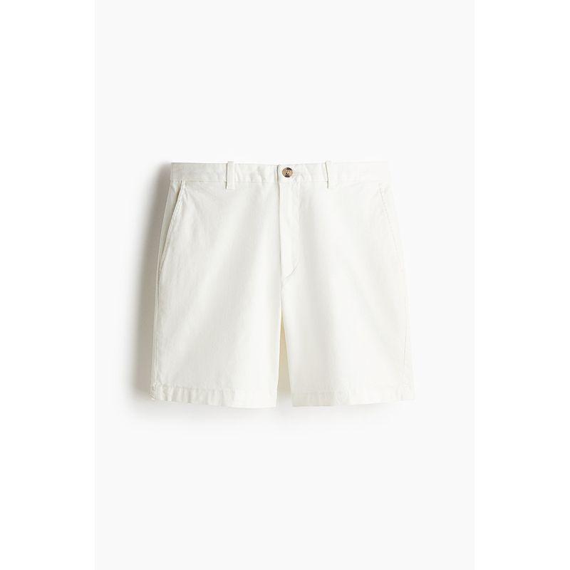 

HM Men s Casual Pants Fall 2025 New Arrival Work Clothing Straight-leg Diagonal Cloth Fashion Leisure Shorts 1260544 White 170/76