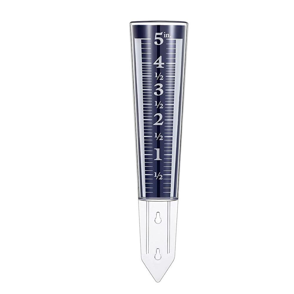 5 Inch Capacity Rain Gauge Magnifying Numbers Rainfall Monitoring Rain Measure Gauge  Yard